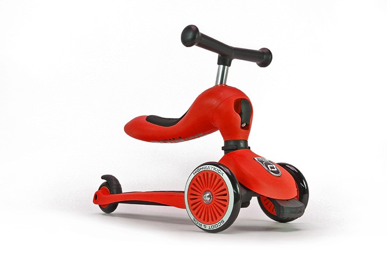 Scoot&Ride, sCOOTANDRIDE, Highwaykick 2w1 Jeździk i hulajnoga 1-5 lat Red Scoot&Ride, sCOOTANDRIDE, Highwaykick 2w1 Jeździk i hulajnoga 1-5 lat Red