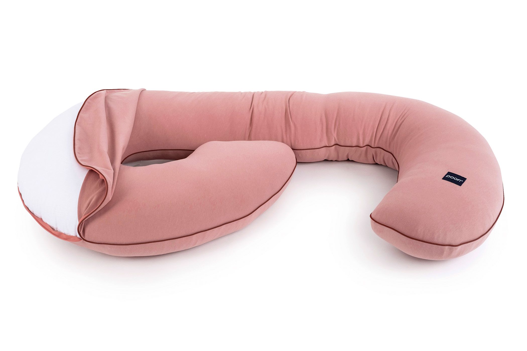 Poofi, Poduszka ciążowa Organic - herbaciana róża