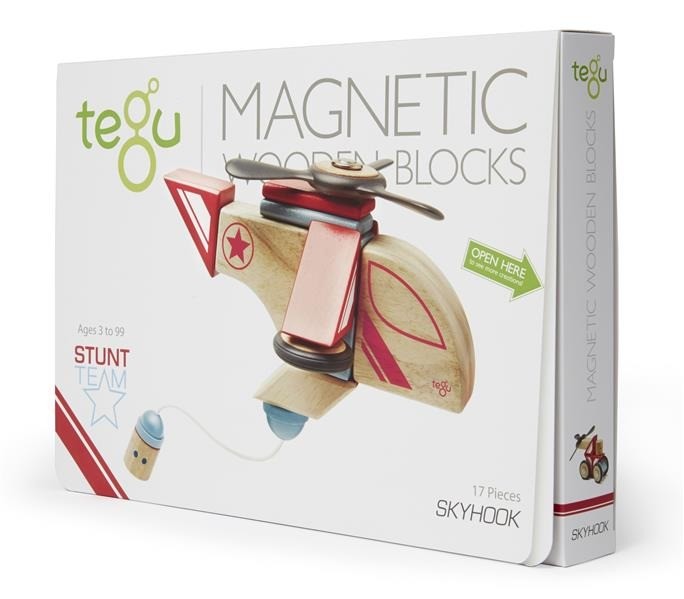 Tegu, Drewniane klocki magnetyczne STUNT TEAM Skyhook Tegu, Drewniane klocki magnetyczne STUNT TEAM Skyhook