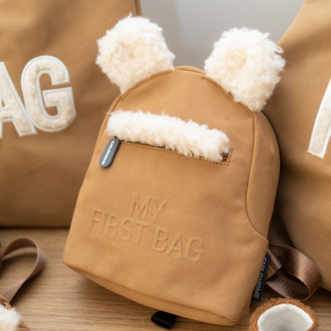 Childhome, Plecak dziecięcy My First Bag Suede-Look Childhome, Plecak dziecięcy My First Bag Suede-Look