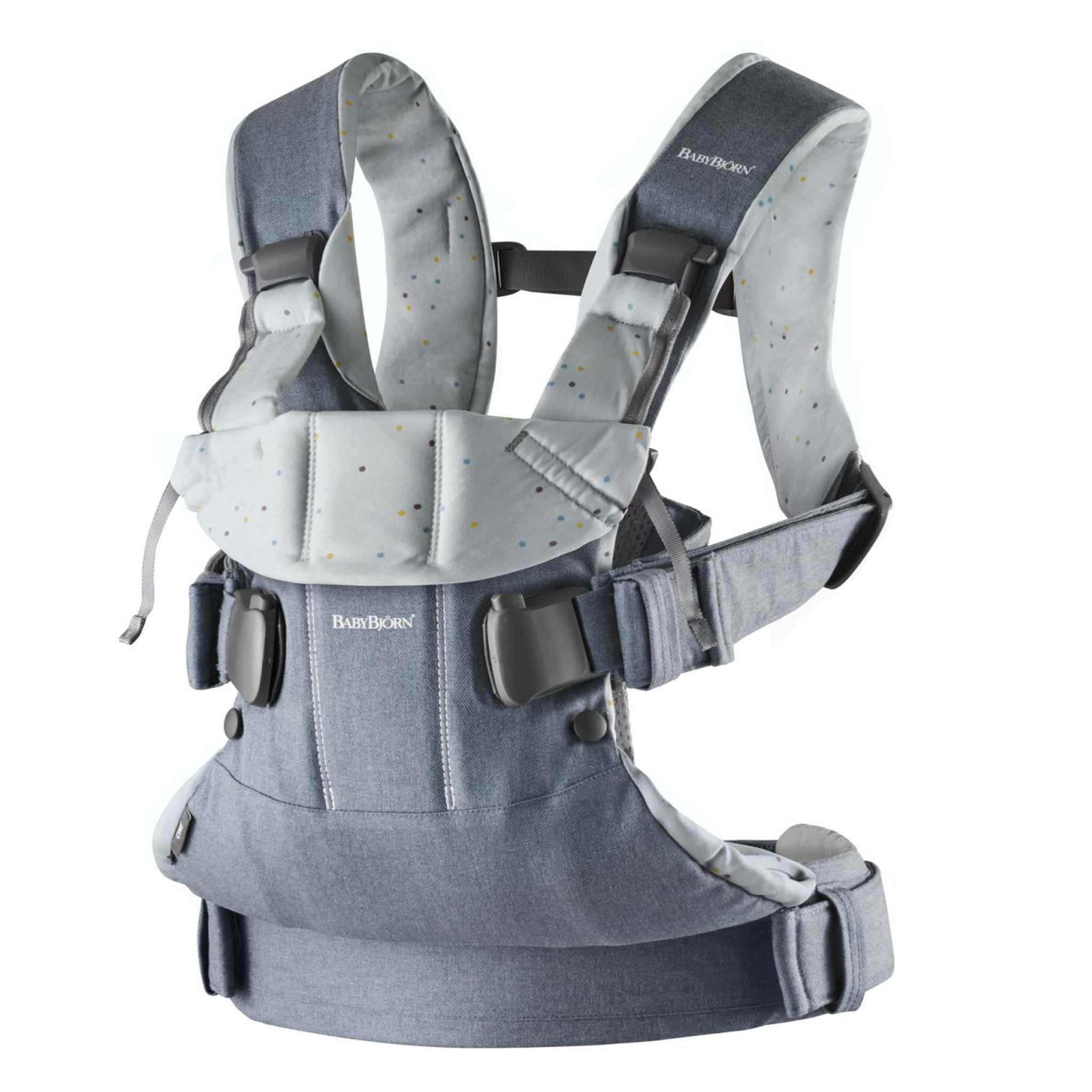 BabyBjorn, ONE - nosidełko, Sprinkles Denim Niebieski