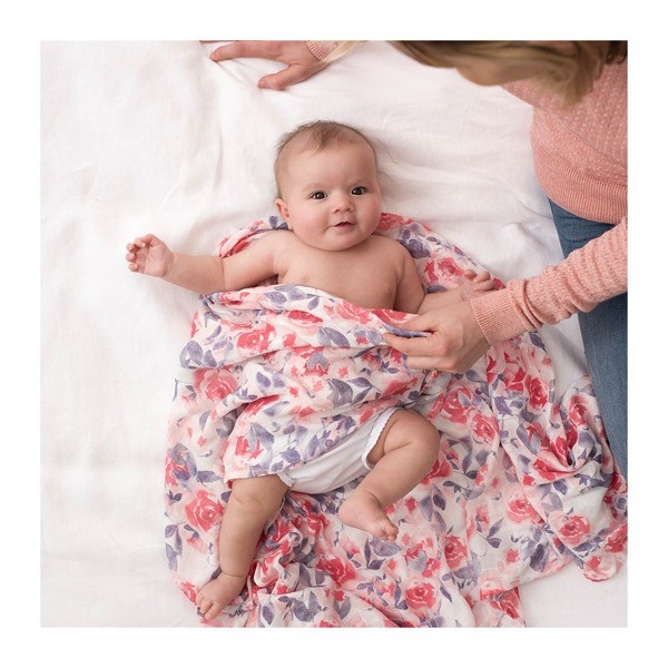 Aden & Anais, Otulacz bambusowy watercolour garden 3szt Aden & Anais, Otulacz bambusowy watercolour garden 3szt