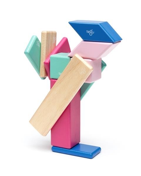 Tegu, Drewniane klocki magnetyczne CLASSICS zestaw 14szt Blossom Tegu, Drewniane klocki magnetyczne CLASSICS zestaw 14szt Blossom