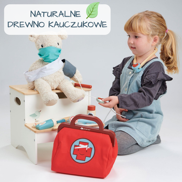 Tender Leaf Toys, Zestaw lekarski z kuferkiem