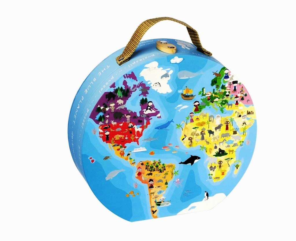 Janod, puzzle Mapa 208 el. Janod, puzzle Mapa 208 el.