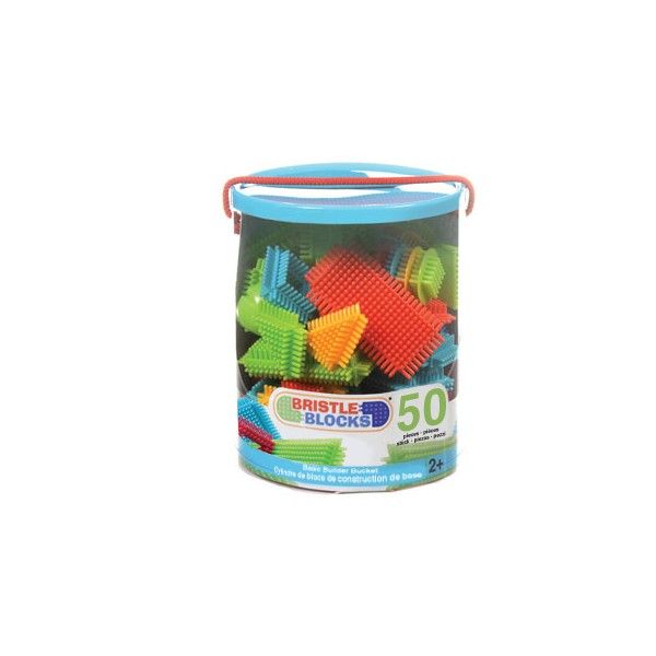 Klocki jeżyki - 50 elementów w wiaderku