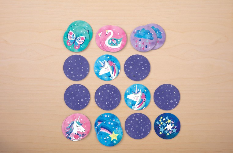Mudpuppy, Gra Mini Memory Magiczne jednorożce