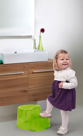 Childhome, Podest dwustopniowy i krzesełko ergonomiczne 2w1 limonka Childhome, Podest dwustopniowy i krzesełko ergonomiczne 2w1 limonka