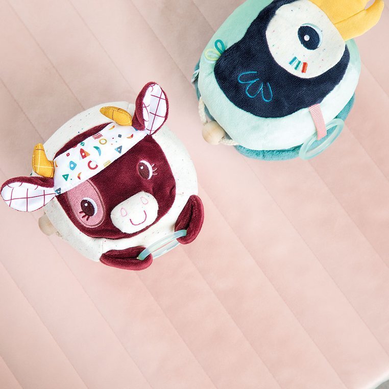 Lilliputiens, Przytulanka aktywizująca wielofunkcyjna Tukan Pablo 9 m+