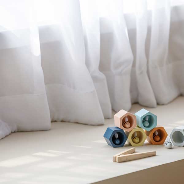 Plan Toys, Plaster miodu z pszczółkami - barwy sadu Plan Toys, Plaster miodu z pszczółkami - barwy sadu