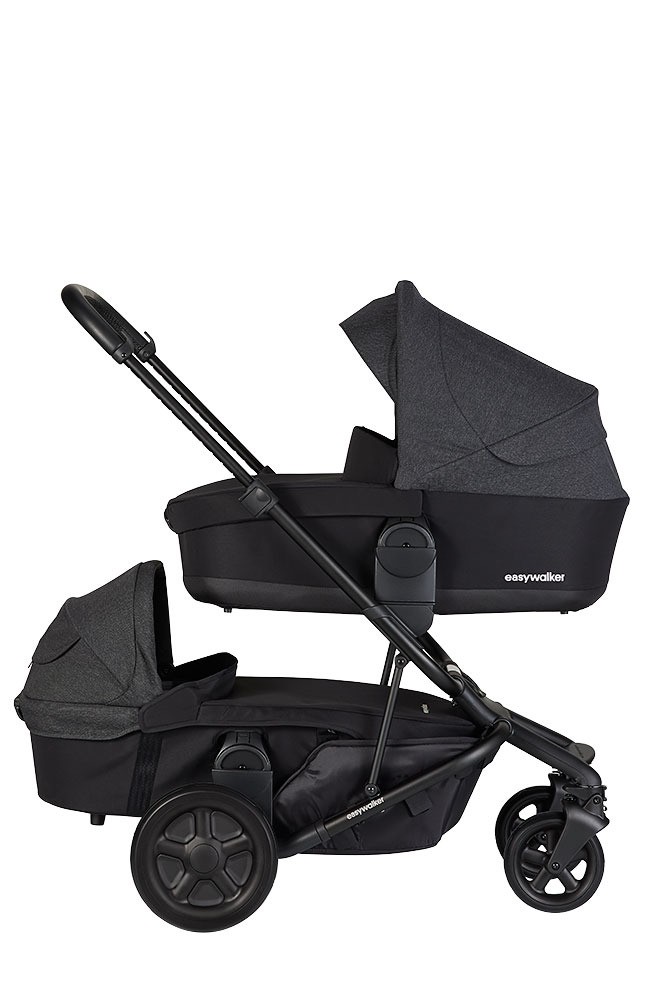 Easywalker, Harvey² Wózek głęboko-spacerowy Night Black (zawiera stelaż, siedzisko z budką i pałąkiem) Easywalker, Harvey² Wózek głęboko-spacerowy Night Black (zawiera stelaż, siedzisko z budką i pałąkiem)