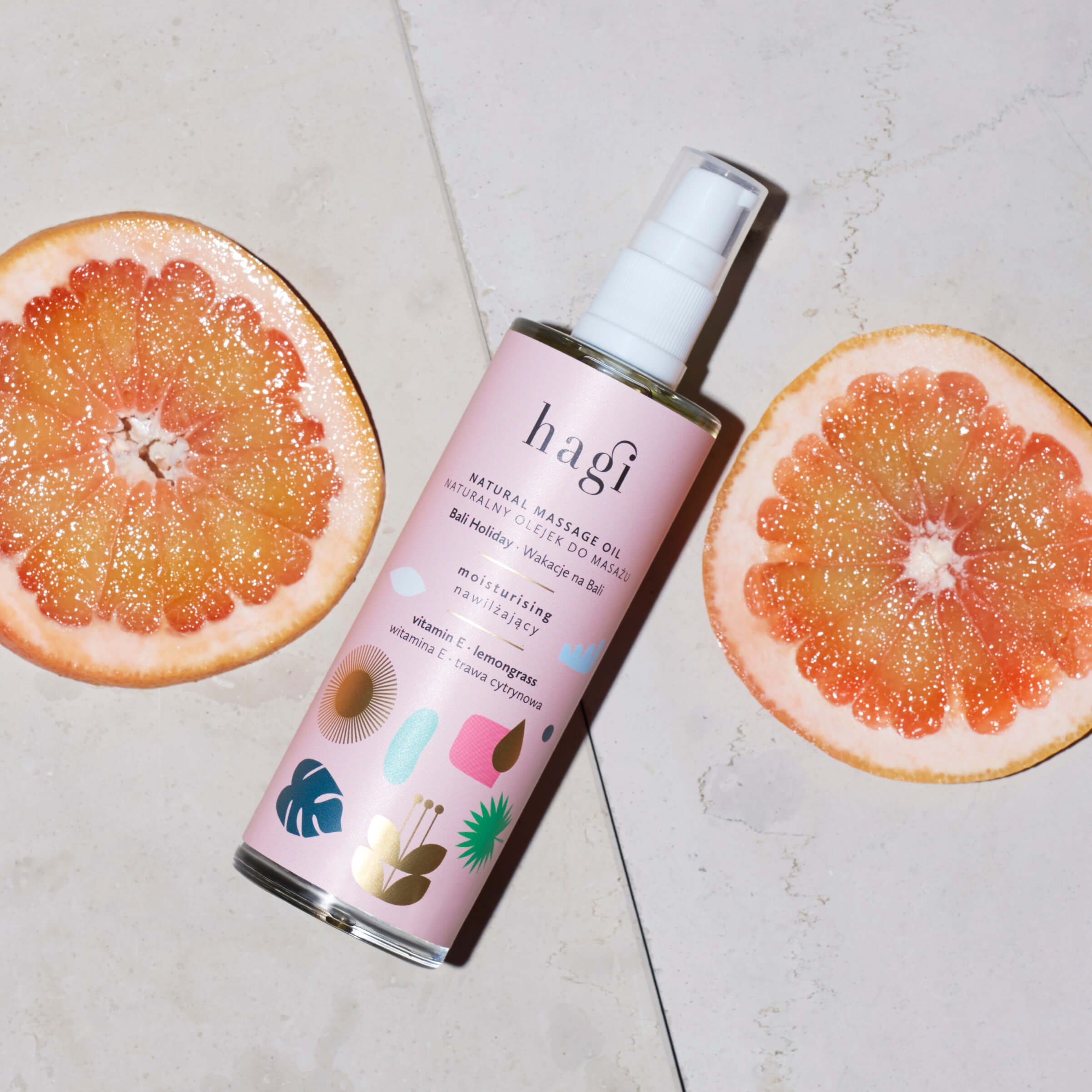 Hagi, Naturalny olejek do masażu wakacje na Bali 100ml