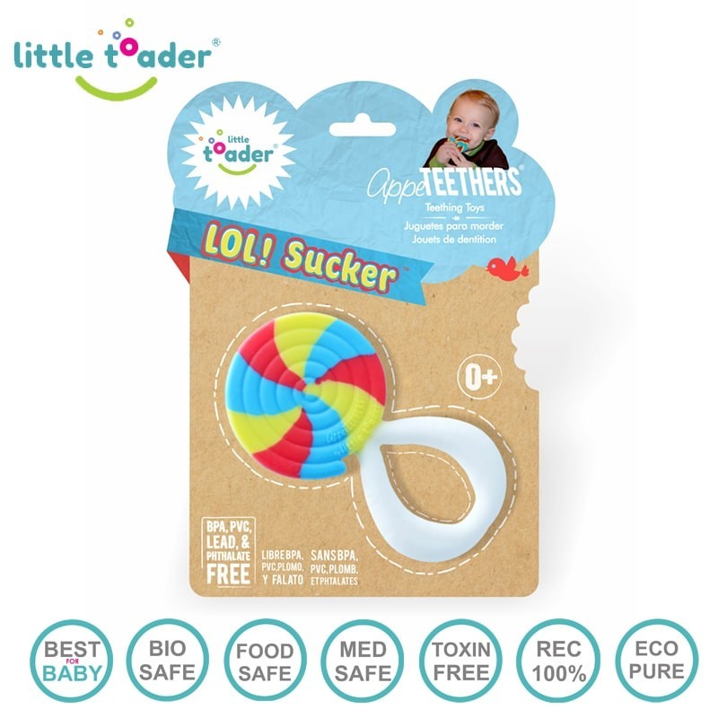 Little Toader, AppeTEETHERS LOL! Sucker gryzak Tęczowy Lizak