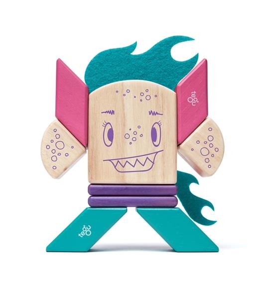 Tegu, Drewniane klocki magnetyczne STICKY MONSTERS Finklebear Tegu, Drewniane klocki magnetyczne STICKY MONSTERS Finklebear