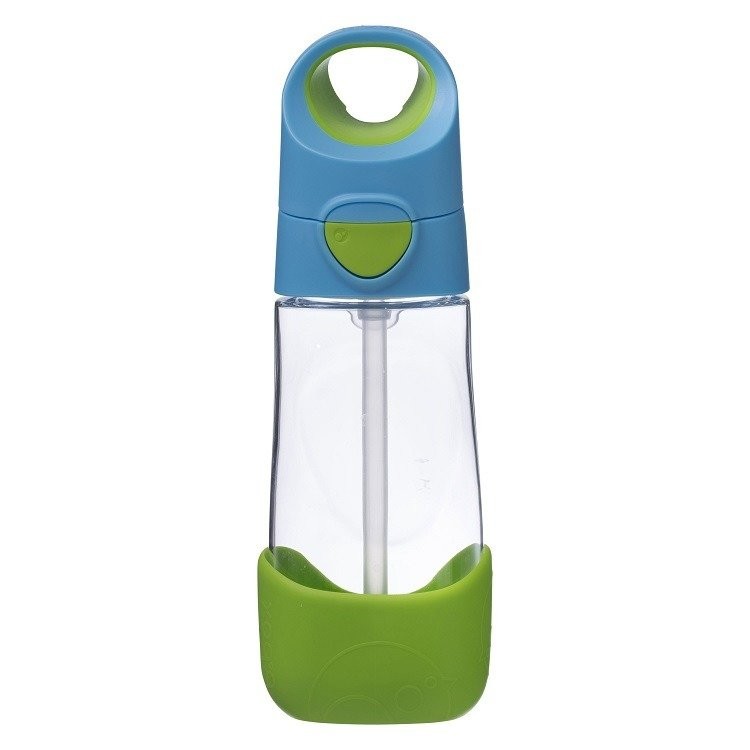 B.Box, Butelka tritanowa ze słomką 450 ml Ocean Breeze B.Box, Butelka tritanowa ze słomką 450 ml Ocean Breeze