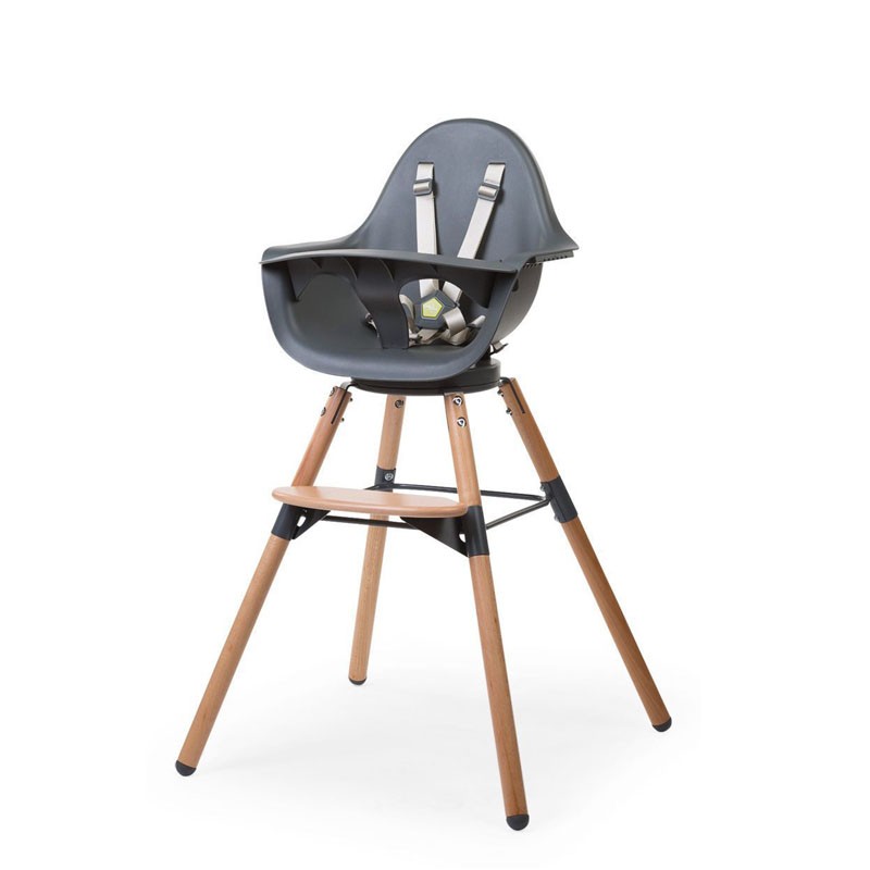 Childhome, Krzesełko do karmienia Evolu 2 ONE80 Natural/Anthracite Childhome, Krzesełko do karmienia Evolu 2 ONE80 Natural/Anthracite