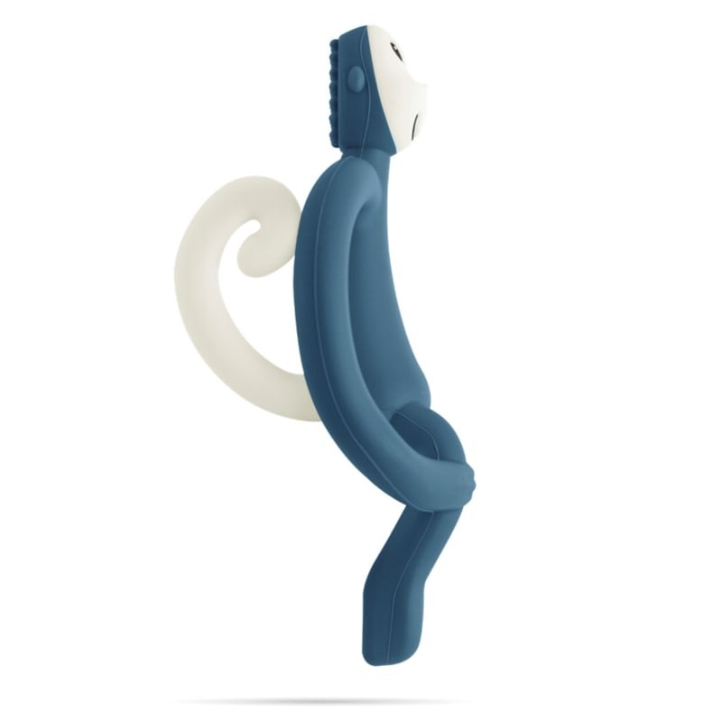 Matchstick Monkey Velvet Navy Gryzak Masujący ze Szczoteczką Matchstick Monkey Velvet Navy Gryzak Masujący ze Szczoteczką