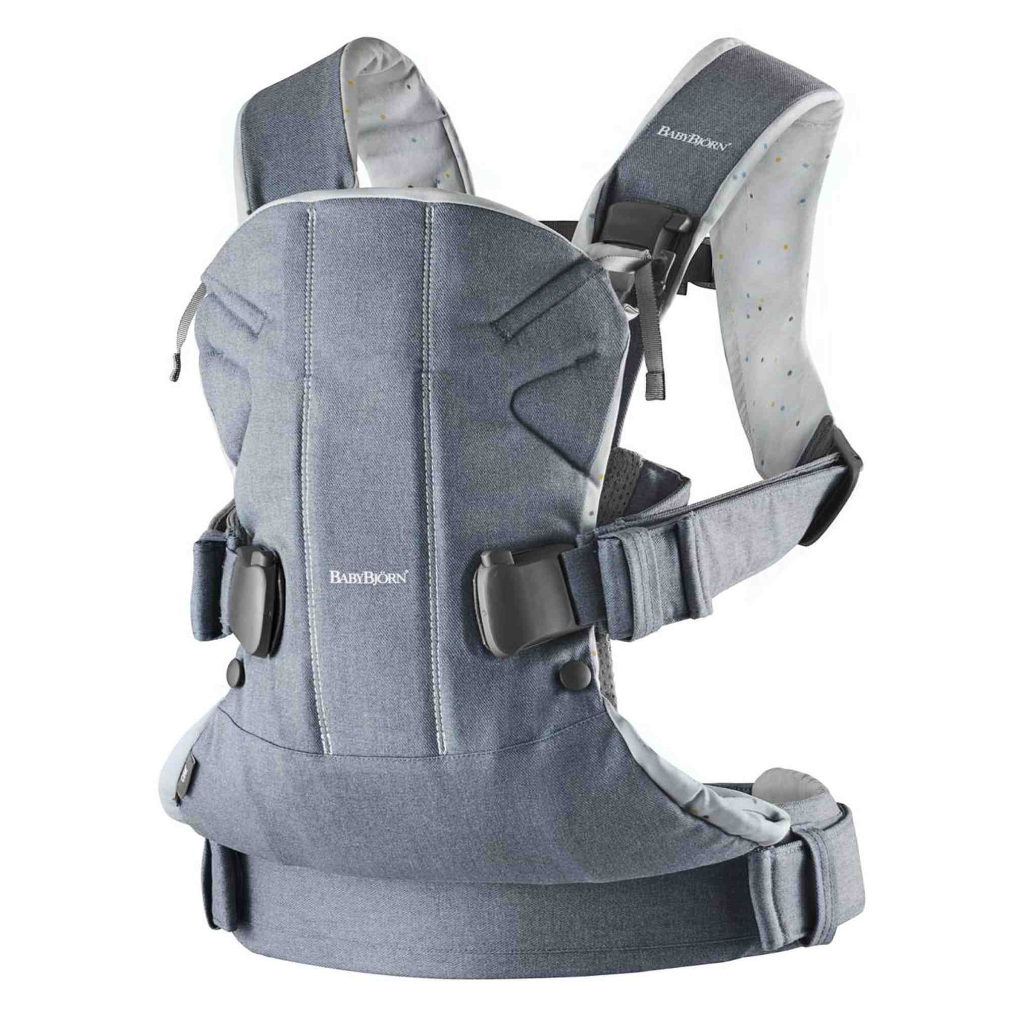 BabyBjorn, ONE - nosidełko, Sprinkles Denim Niebieski