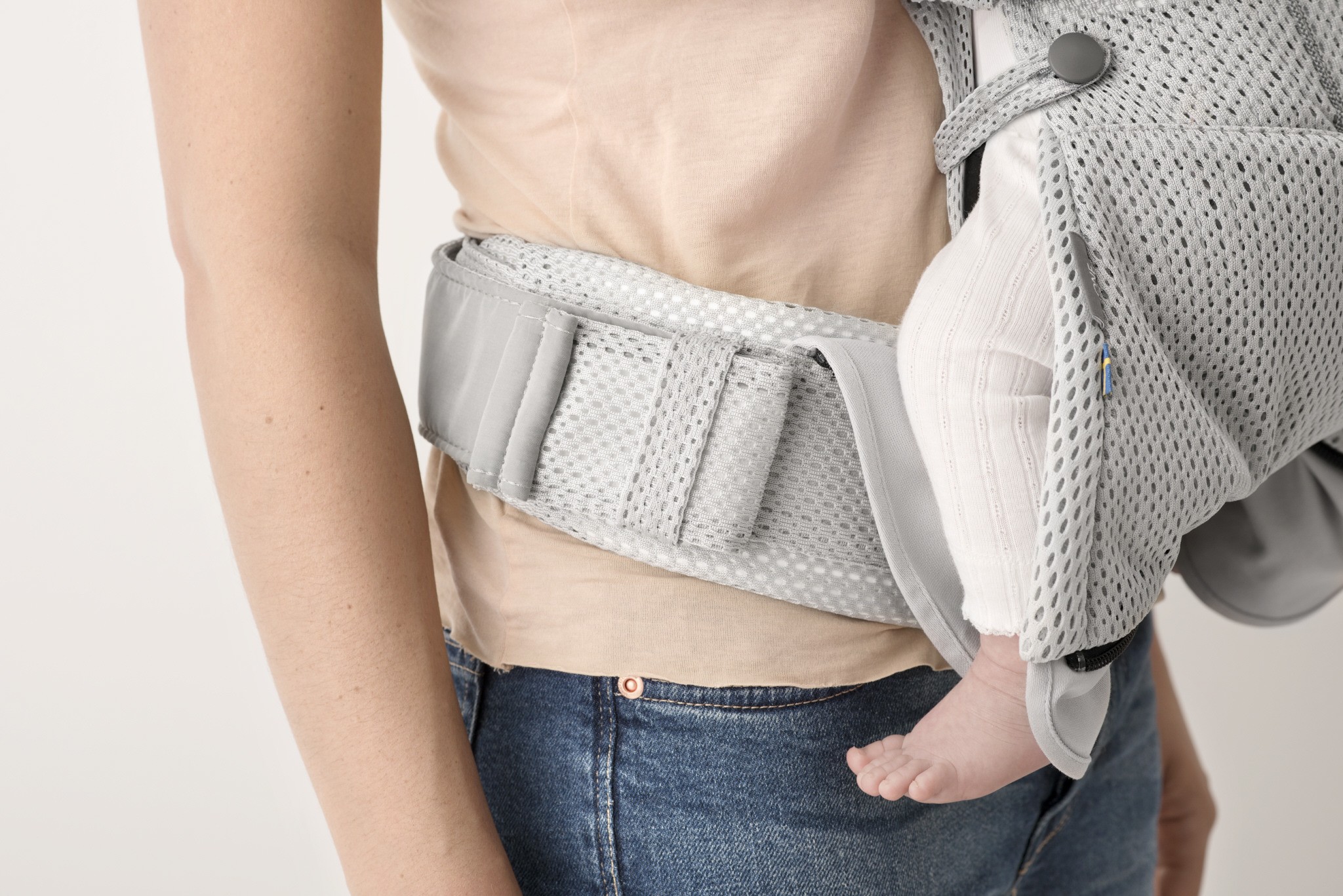 BabyBjorn, ONE AIR - nosidełko, Srebrny BabyBjorn, ONE AIR - nosidełko, Srebrny