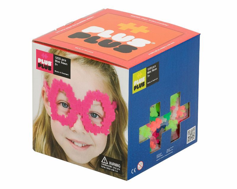 Plus-Plus, klocki konstrukcyjne Mini Neon 1200 szt