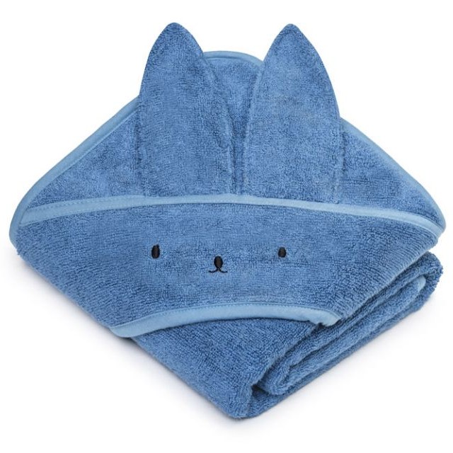 My Memi, Bambusowy ręcznik navy blue - rabbit