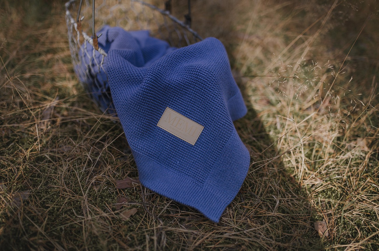 My Memi, Bambusowy kocyk 80x100 denim