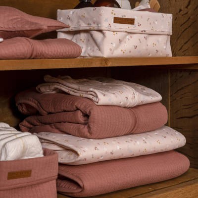 Little dutch, Lekki śpiworek bawełniany 90 cm Little Pink Flowers TOG 0,4