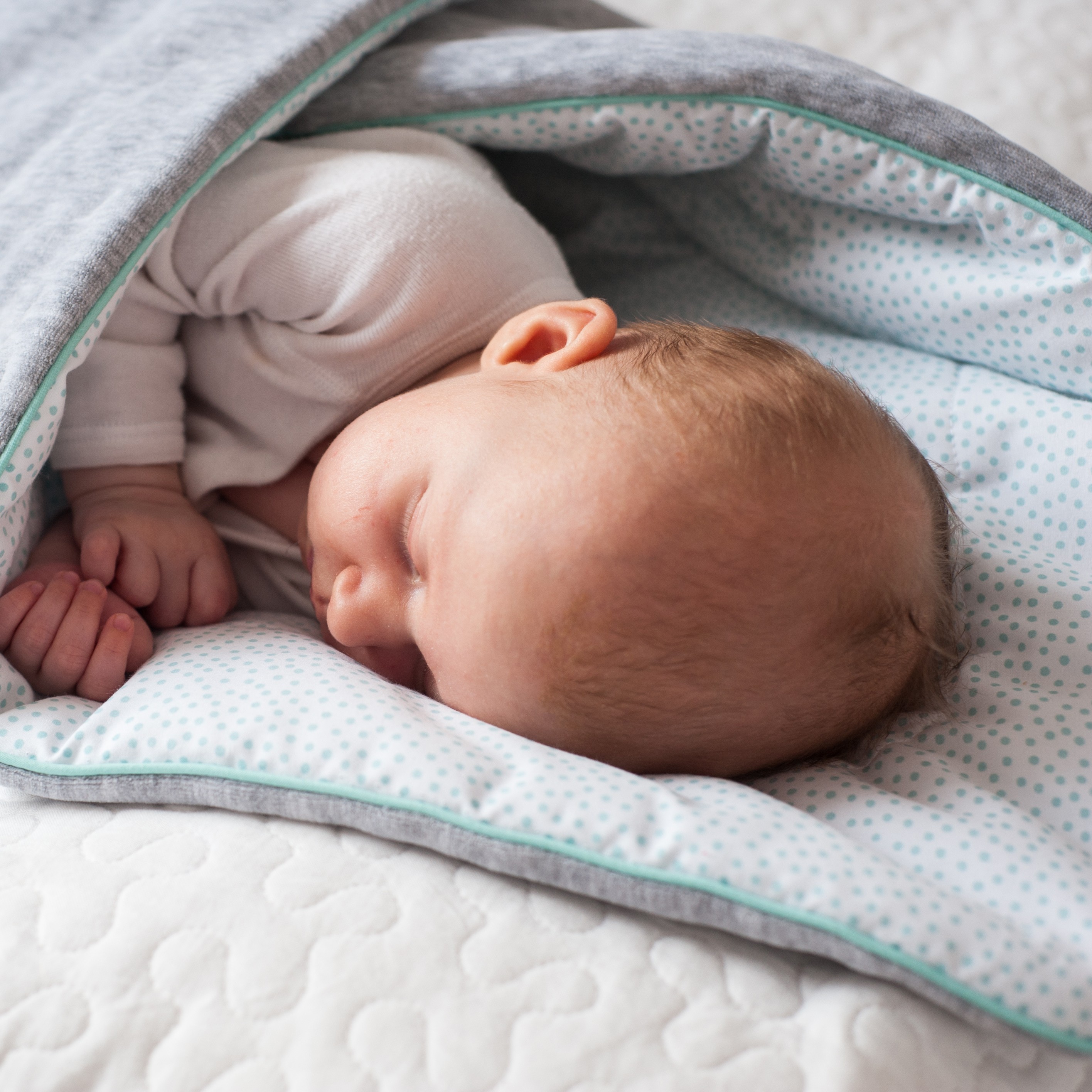 ColorStories, Rożek niemowlęcy Lavender Dots