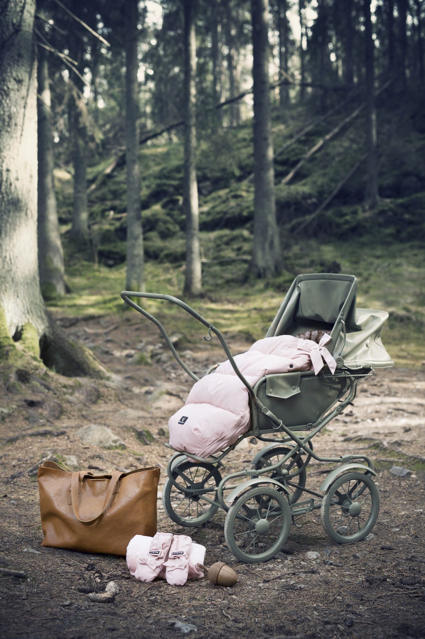 Elodie Details, torba dla mamy Brown Leather