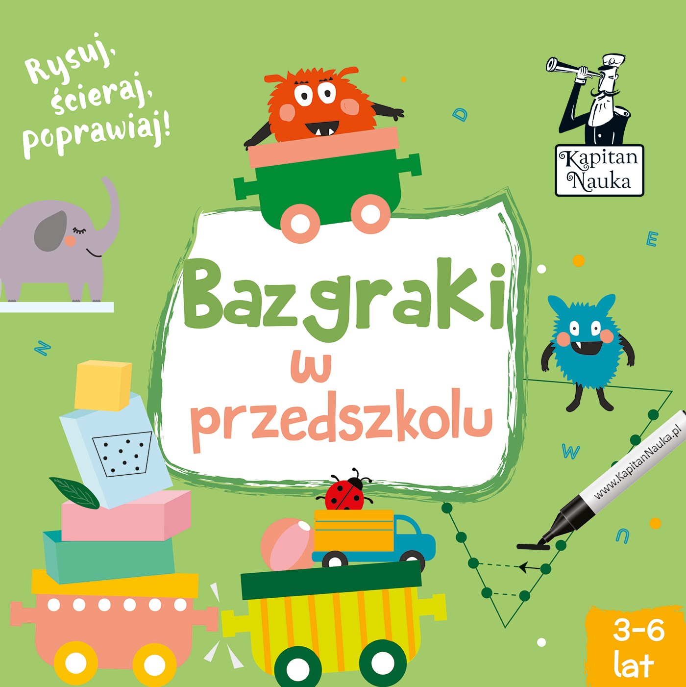 Bazgraki w przedszkolu Kapitan Nauka Bazgraki w przedszkolu Kapitan Nauka