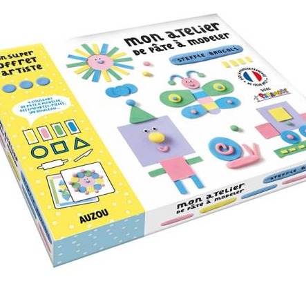 Auzou, Zestaw Pastelowa modelina Auzou, Zestaw Pastelowa modelina