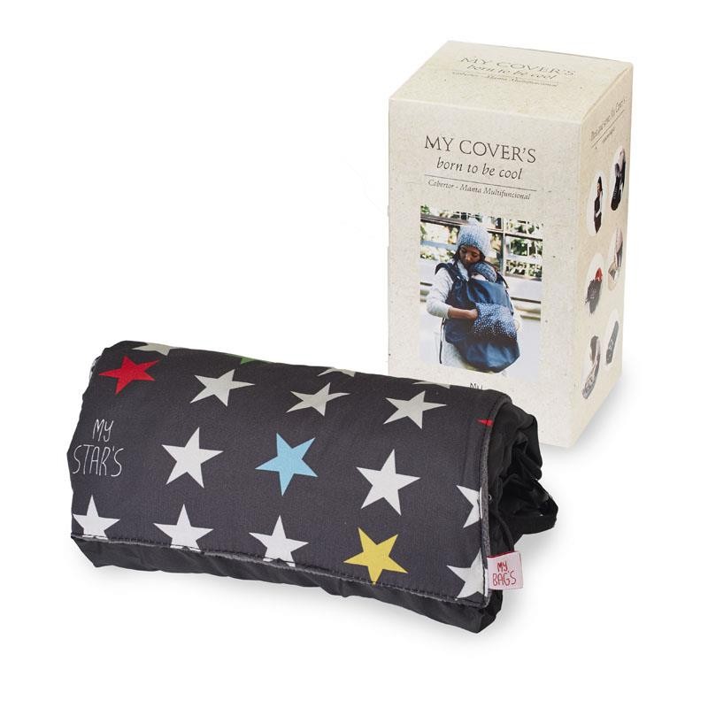 My Bag's, Wielofunkcyjna osłona przeciwdeszczowa My Star's black