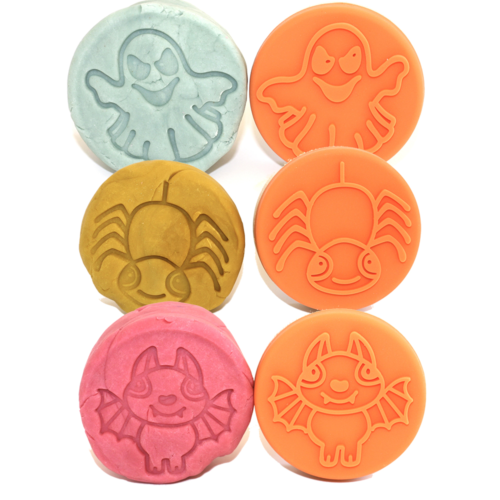 Ailefo, Zestaw 5 stempli w bawełnianej torbie, kolekcja Halloween