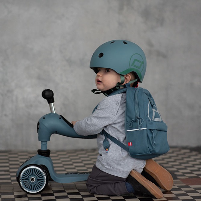 Scootandride, Kask XXS-S dla dzieci 1-5 lat Forest