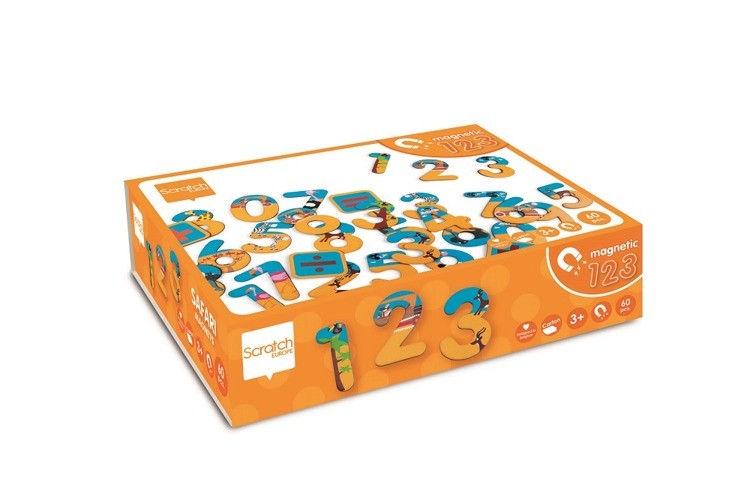 Scratch, Magnetyczne Cyferki Safari Scratch, Magnetyczne Cyferki Safari