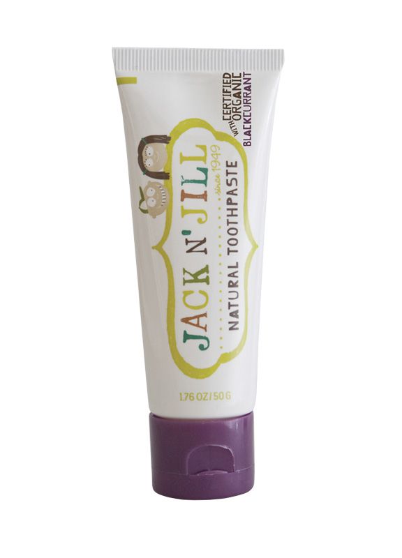 Naturalna Pasta do zębów, organiczna czarna porzeczka i Xylitol, 50g, Jack N'Jill