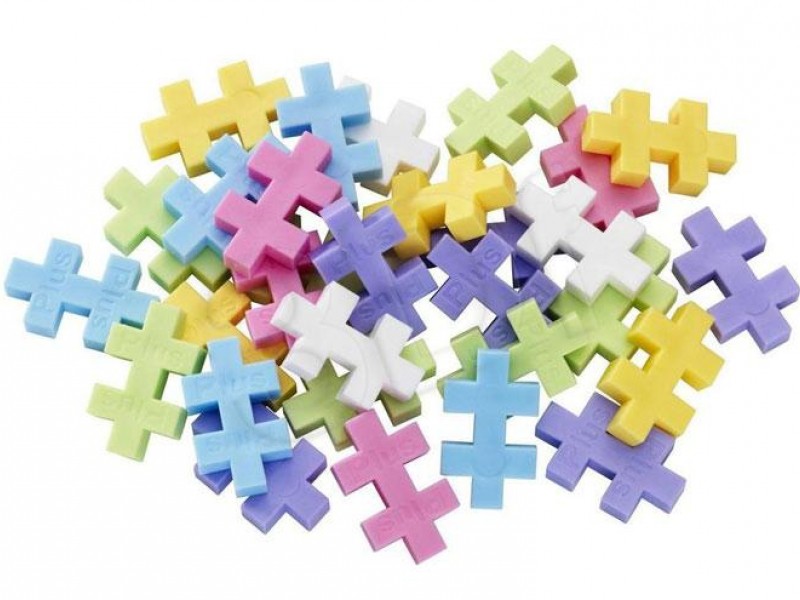 Plus-Plus, Midi 50 PASTEL MAŁY DOMEK Plus-Plus, Midi 50 PASTEL MAŁY DOMEK