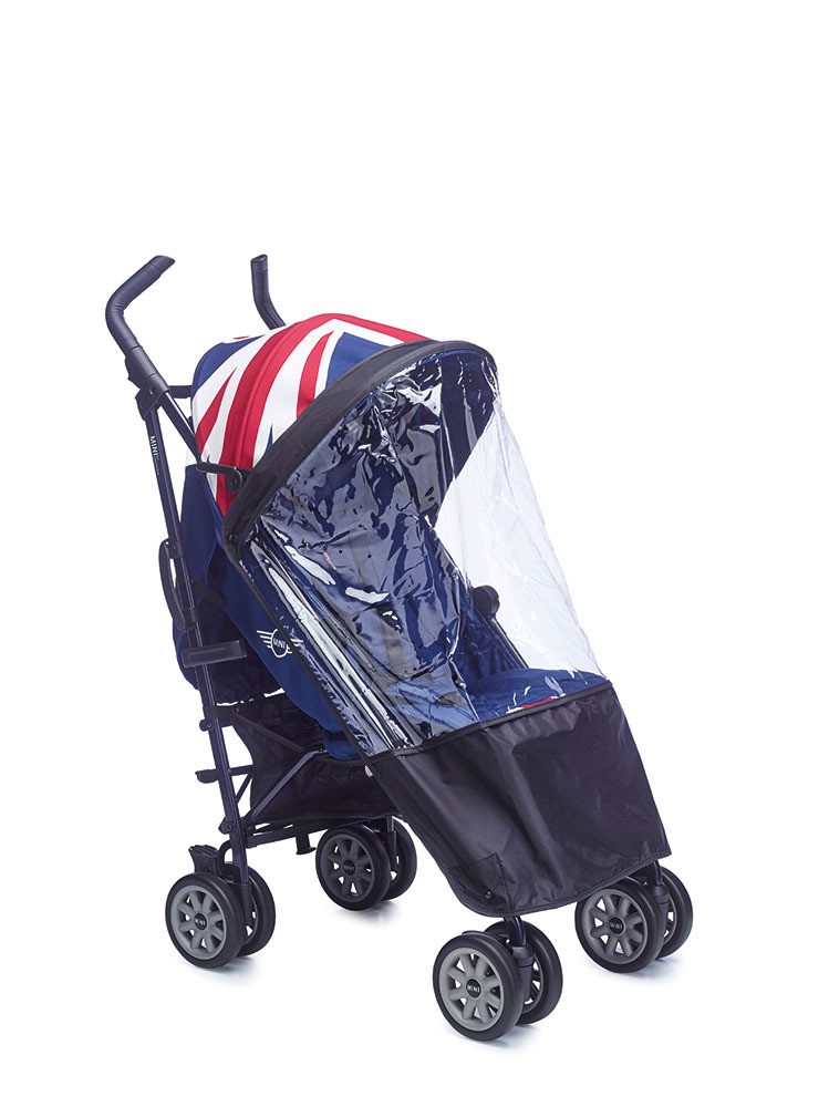 Easywalker, Wózek spacerowy z osłonką przeciwdeszczową XL Union Jack Classic Easywalker, Wózek spacerowy z osłonką przeciwdeszczową XL Union Jack Classic