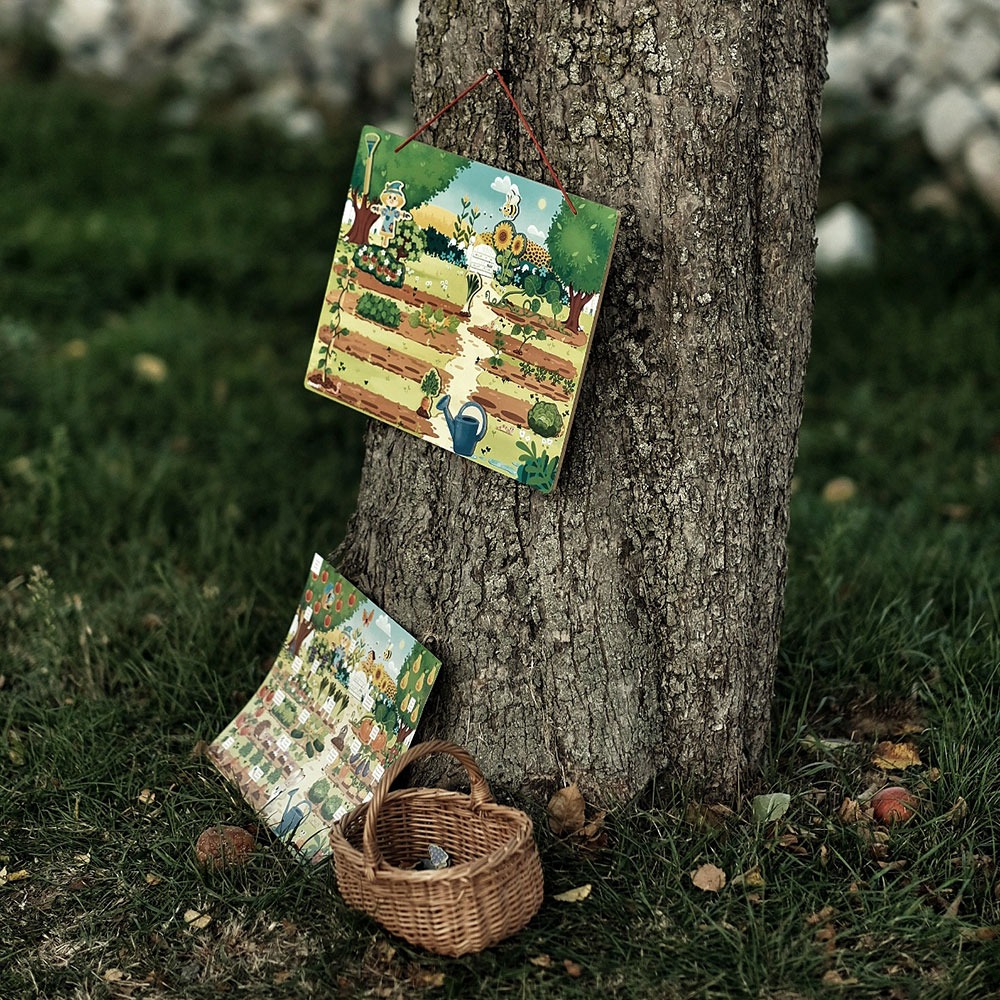 Janod, Magnetyczna układanka Mój magiczny ogród Janod, Magnetyczna układanka Mój magiczny ogród
