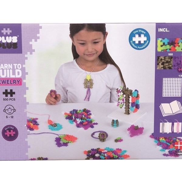 Plus-Plus, Mini Mix Brokat 500 szt. Biżuteria