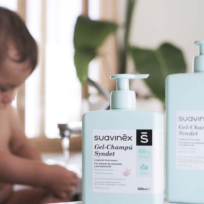Suavinex, Syndet żel do mycia ciała i włosów 500ml Suavinex, Syndet żel do mycia ciała i włosów 500ml