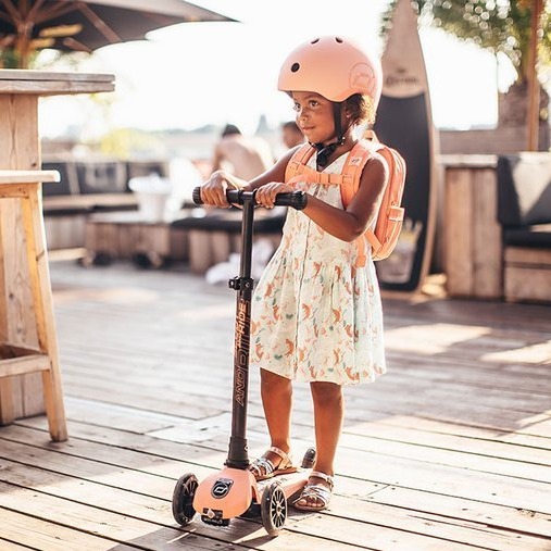 SCOOTANDRIDE, Plecak na hulajnogę dla dzieci 1-5 lat Peach SCOOTANDRIDE, Plecak na hulajnogę dla dzieci 1-5 lat Peach