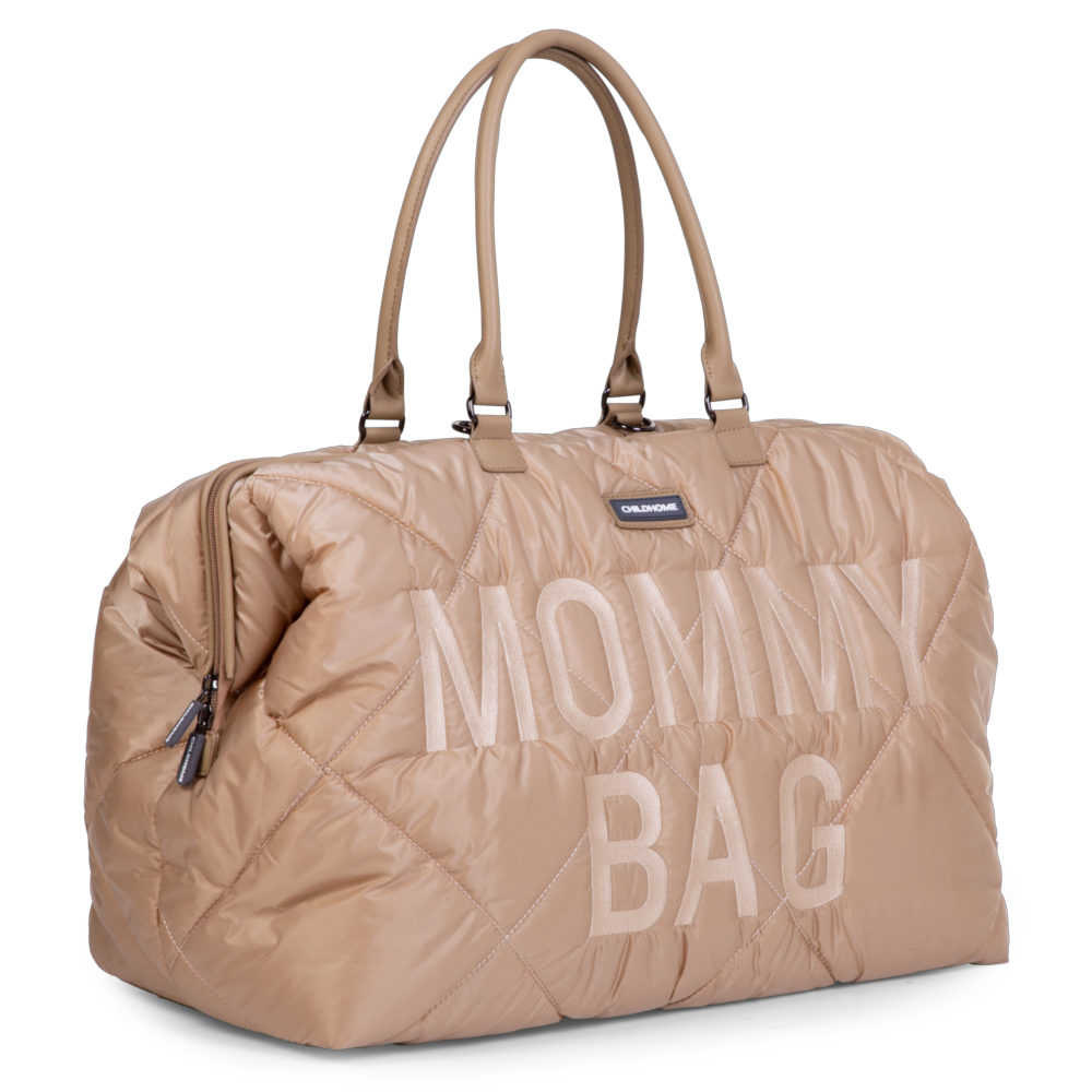 Childhome, Torba Mommy bag Pikowana Beżowa Childhome, Torba Mommy bag Pikowana Beżowa