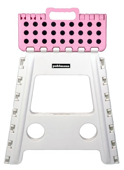 Stołek dziecięcy i podest w jednym duży różowy