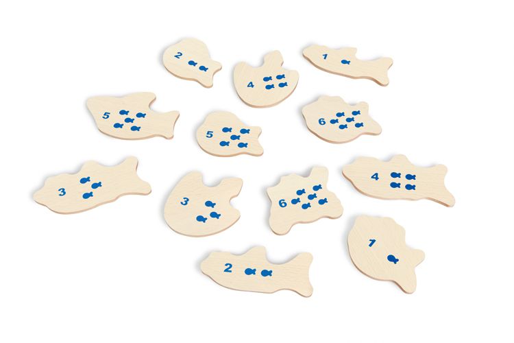 Gra 'Łowimy rybki' (ciemny niebieski)