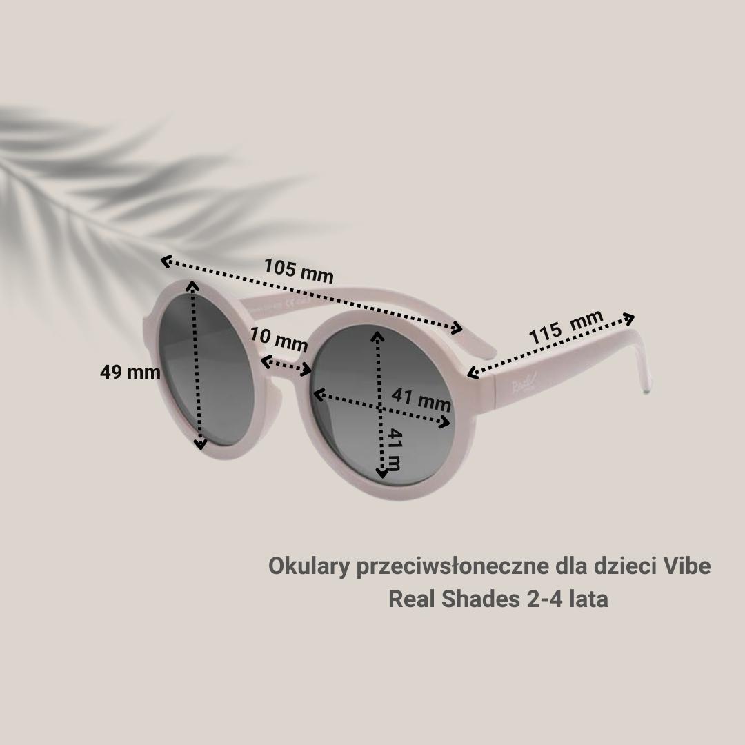 Real Shades, Okulary przeciwsłoneczne dla dzieci Vibe Cool Blue 2-4 lata