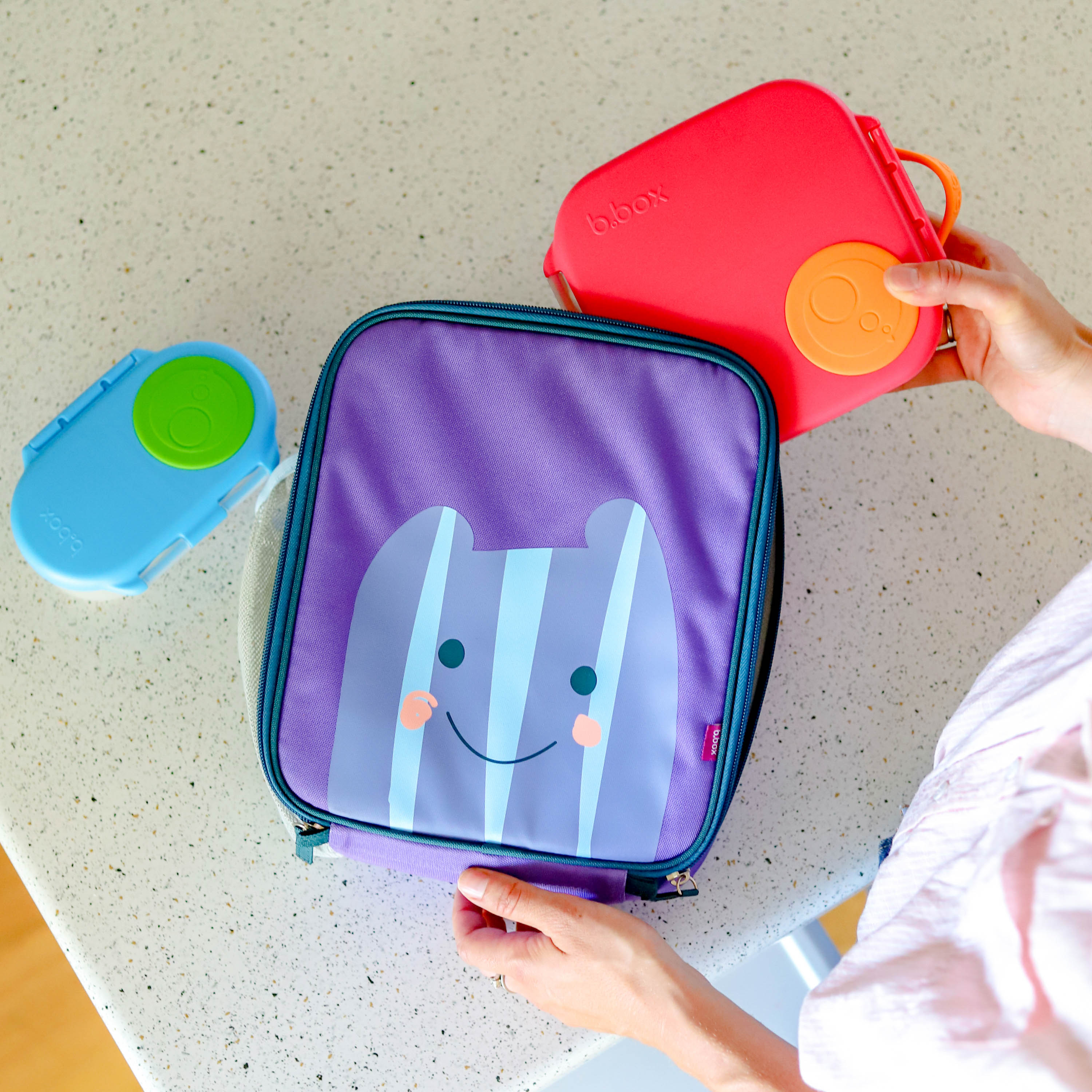 B.Box, Snackbox - Pojemnik na przekąski - Blue Slate