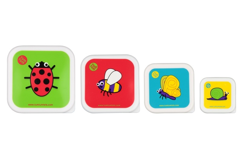 Zestaw 4 pojemników na przekąski