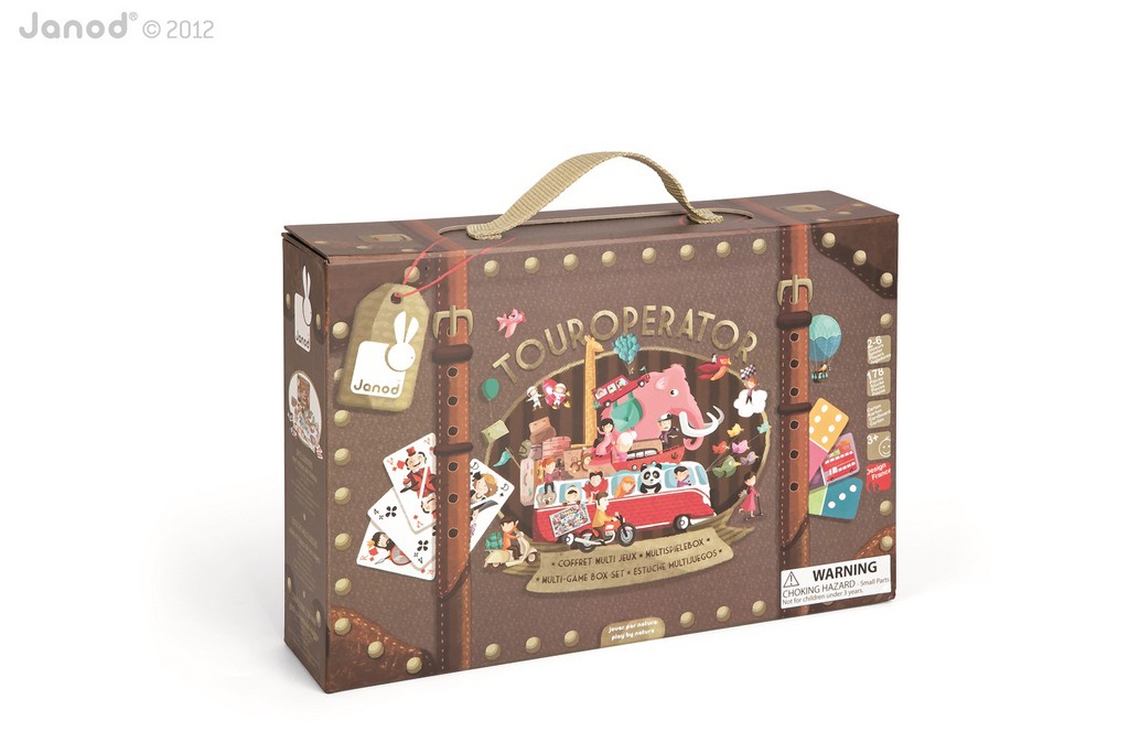 Janod, zestaw gier Touroperator, Janod, zestaw gier Touroperator,