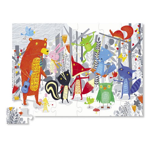 Crocodile Creek, Puzzle 36 elementów, Miś i przyjaciele